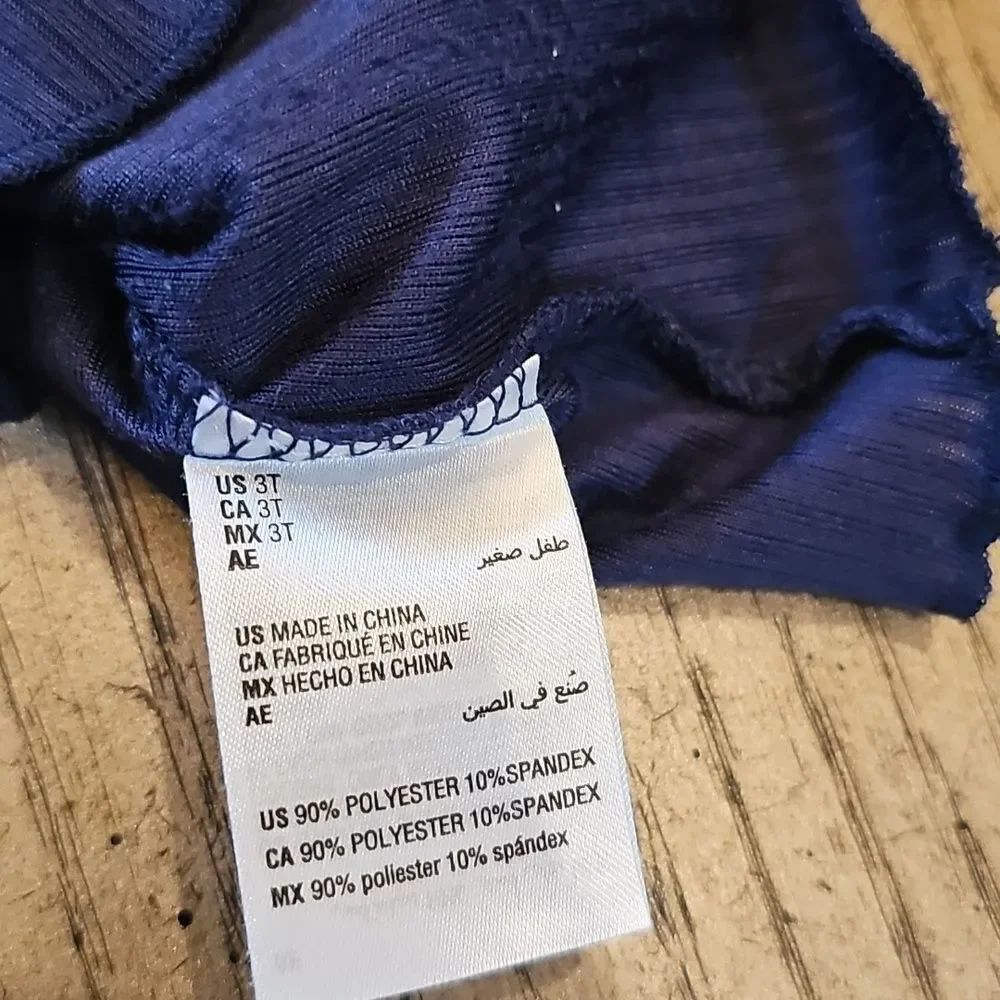 Navy Ribbed T Shirt Size 3 Epic Threads - Picture 3 of 7